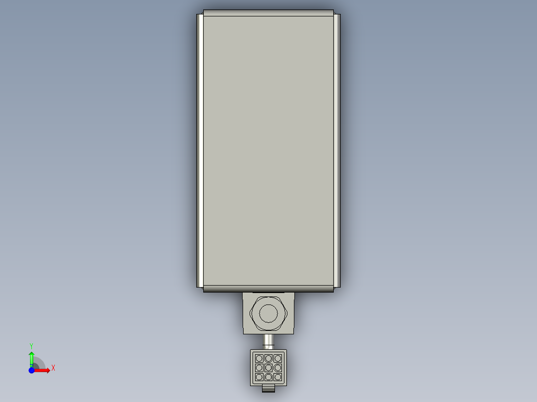 YLU055-001-轴承马达组前视图