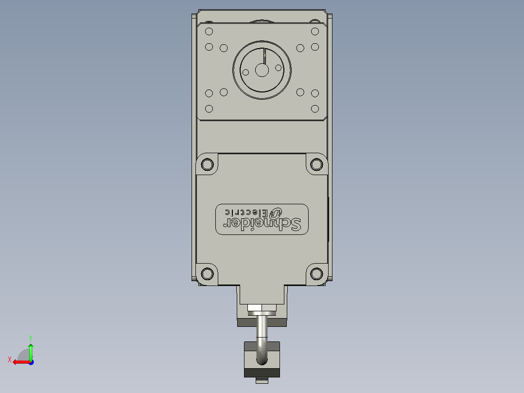 YLU055-001-轴承马达组后视图