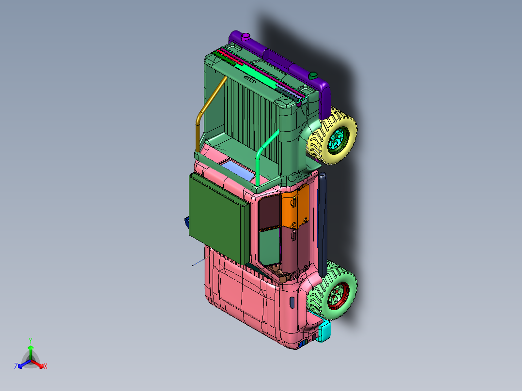 新型多用途皮卡车设计