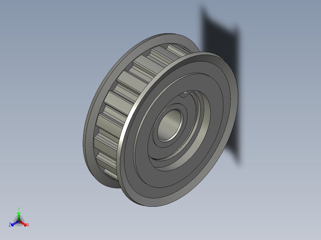 AATF18L050从动轮正等轴测图