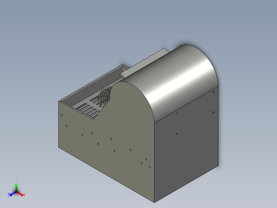 不锈钢电动擦鞋机全自动感应擦鞋机主视图