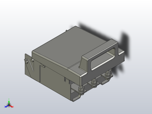 HR5-200_31 3P熔断器式隔离开关三维模型202011