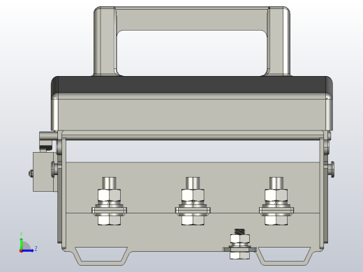 HR5-200_31 3P熔断器式隔离开关三维模型202011左视缩略图