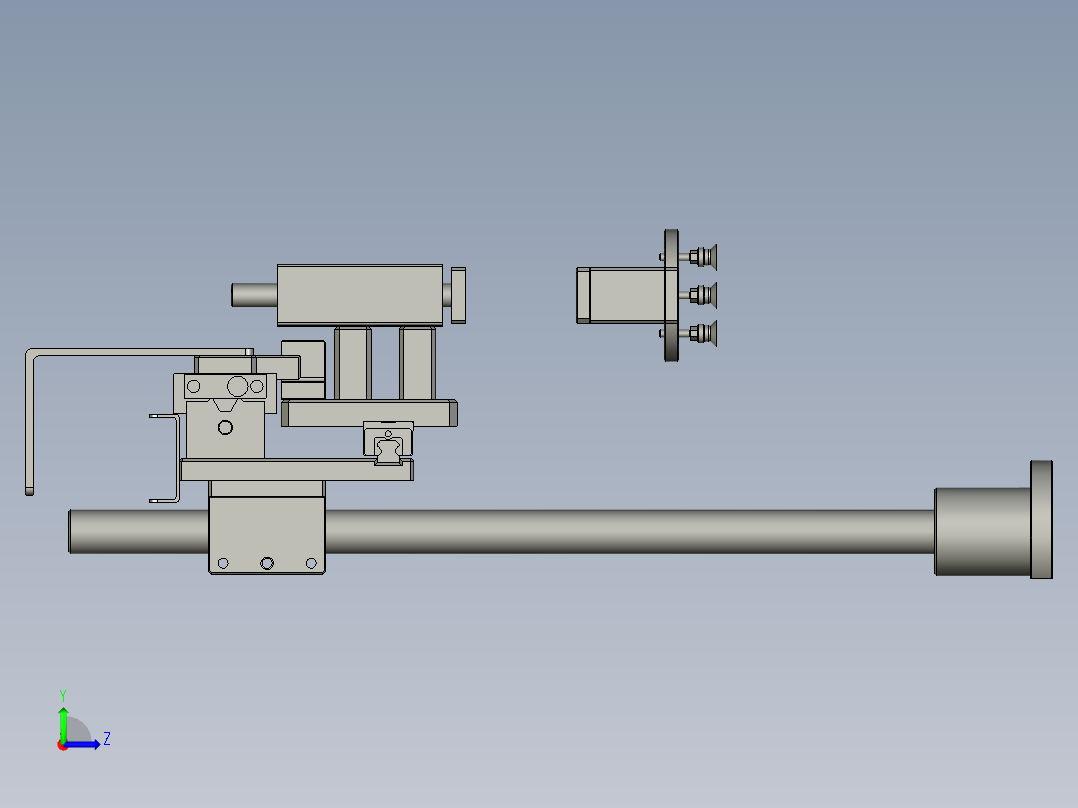 ZK05013装配泵盖组件左视图