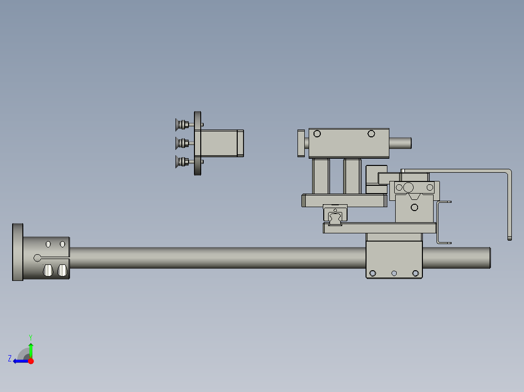 ZK05013装配泵盖组件右视图