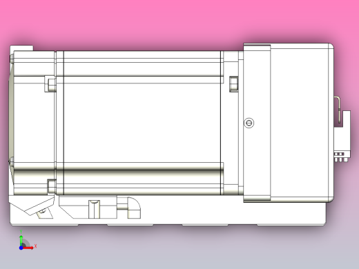 皮带直线轴半封闭可选导轨TPA-HNB-175D-140-L550-MR-Y-P75-N3前视缩略图