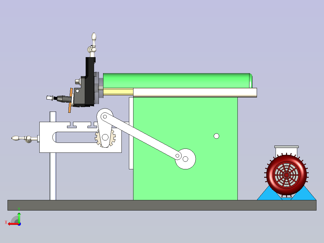 塑造机 造型机 成型机后视图