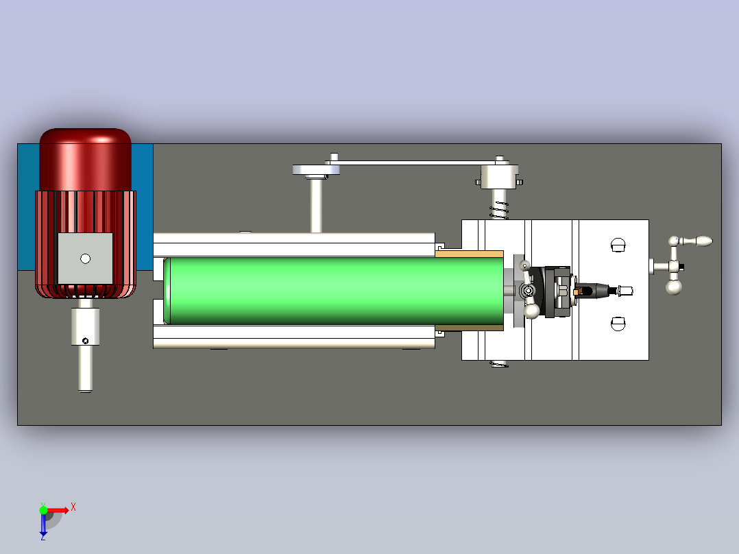 塑造机 造型机 成型机俯视图