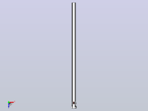 皮带直线轴半封闭可选导轨TPA-HNB-120D-110-L3000-LP-Y-P40-N3俯视缩略图