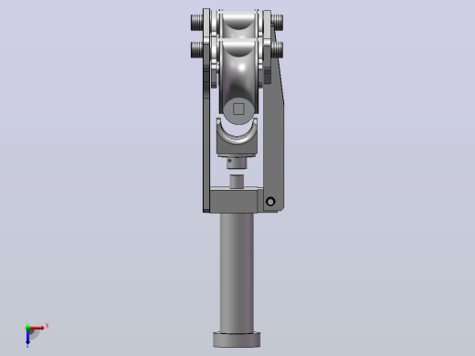 一款液压式钢管校直装置俯视缩略图