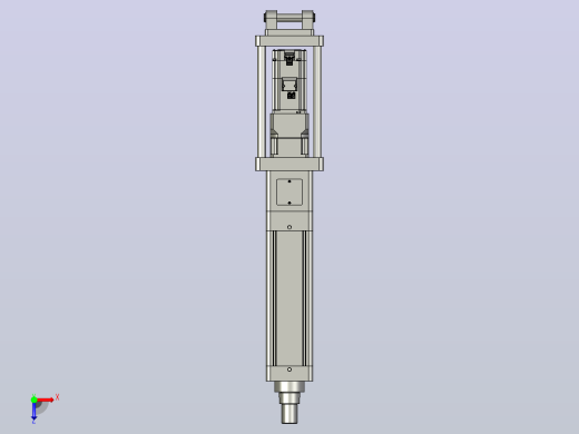 轻载电动缸TPA-ESR100-3210C-L150-M-CB-W-P75-JX-C3俯视缩略图