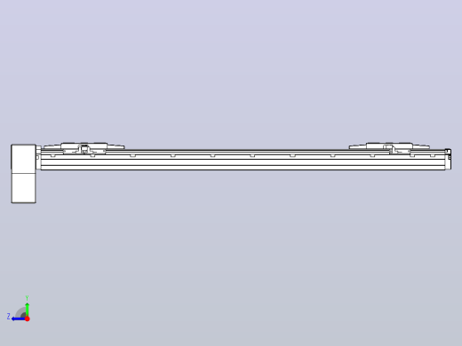 皮带直线轴双滑块型TPA-GCBS-120-P70-L275-RP-M20-N3右视缩略图