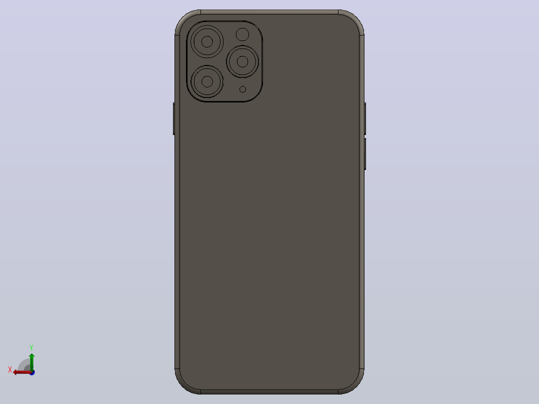 苹果iPhone 11 Pro MAX后视图