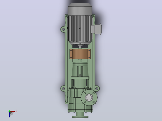 FZB型氟塑料合金自吸泵[40FZB-30L]俯视缩略图