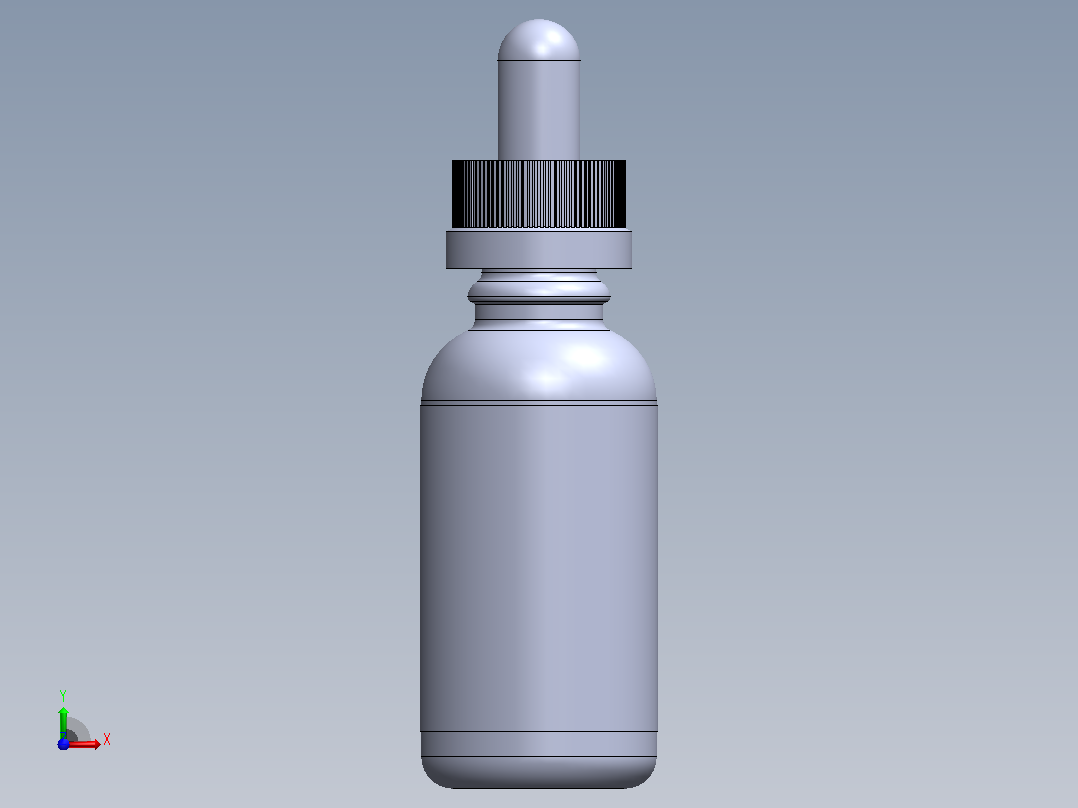 玻璃器皿前视图
