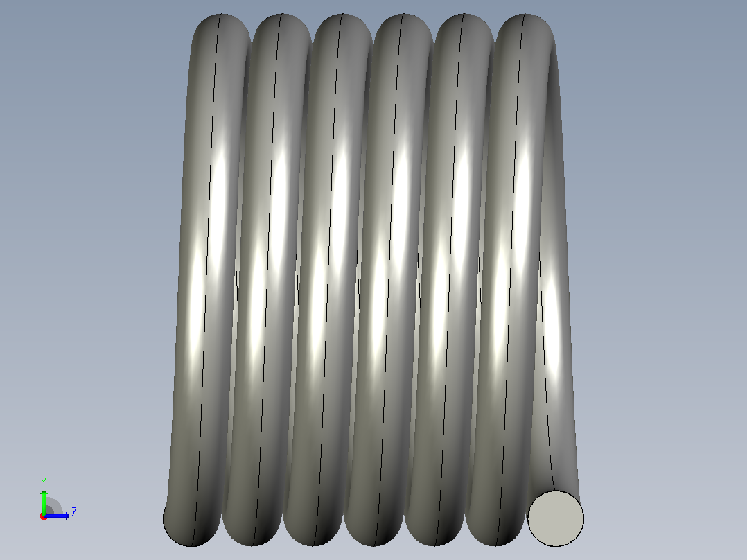 扭转弹簧torsion_spring_t014-180-078-x-l左视图