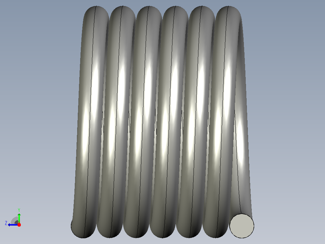 扭转弹簧torsion_spring_t014-180-078-x-l右视图