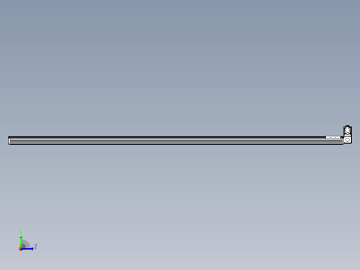 皮带直线轴半封闭可选导轨TPA-HNB-120D-110-L2700-RU-C-P40-N3左视缩略图
