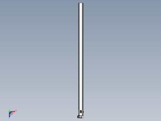 皮带直线轴半封闭可选导轨TPA-HNB-120D-110-L2700-RU-C-P40-N3俯视缩略图