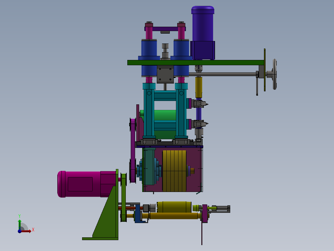 外圆精磨工装sw18可编辑前视图