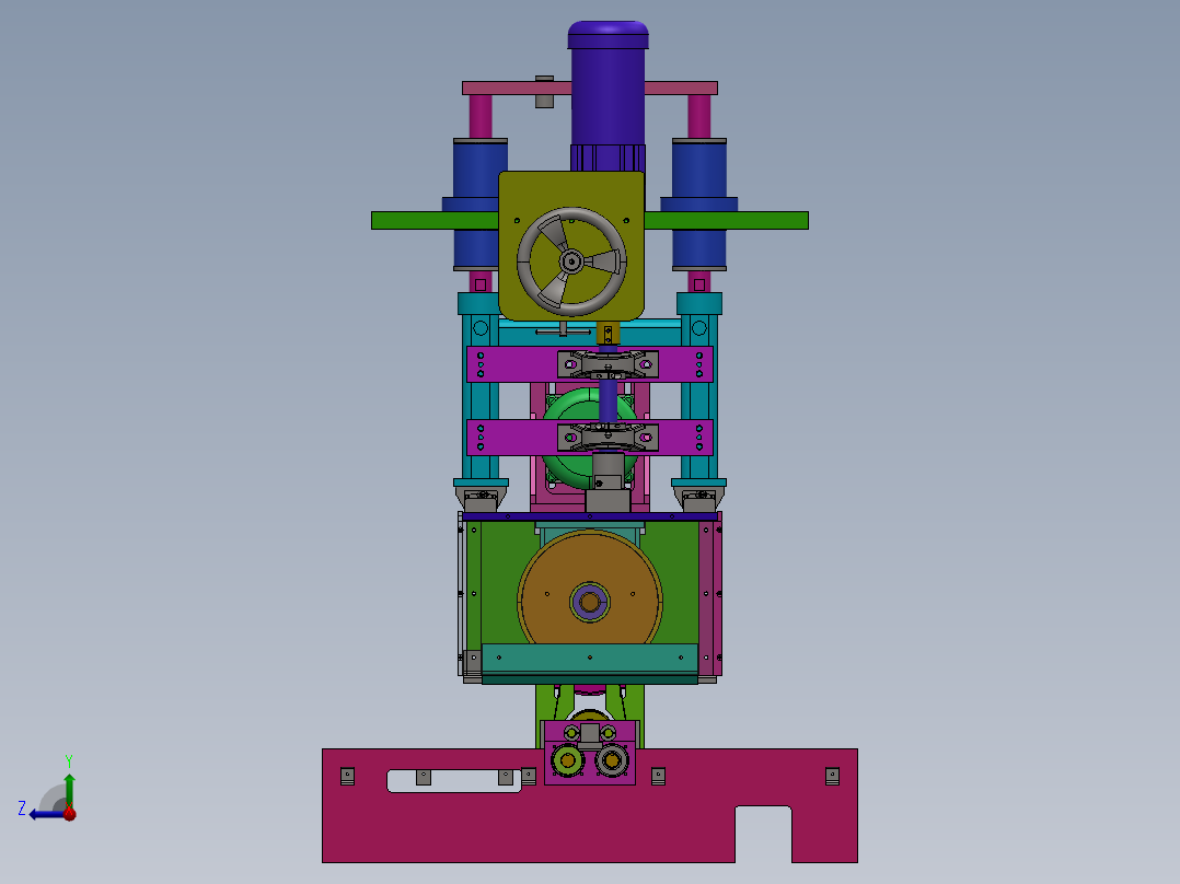外圆精磨工装sw18可编辑右视图