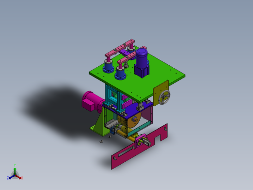 外圆精磨工装sw18可编辑正等轴测缩略图