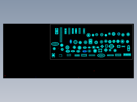 室内装修地花图块
