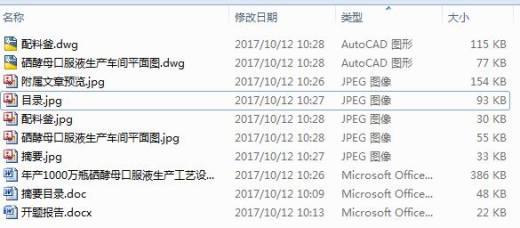 年产1000万瓶硒酵母口服液生产工艺设计缩略图