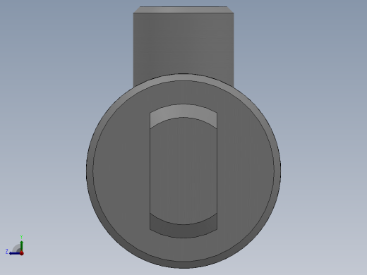 小型液压缸SW图右视缩略图