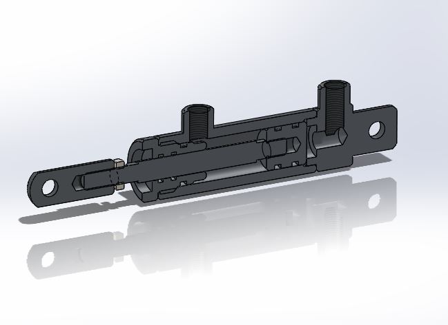 小型液压缸SW图