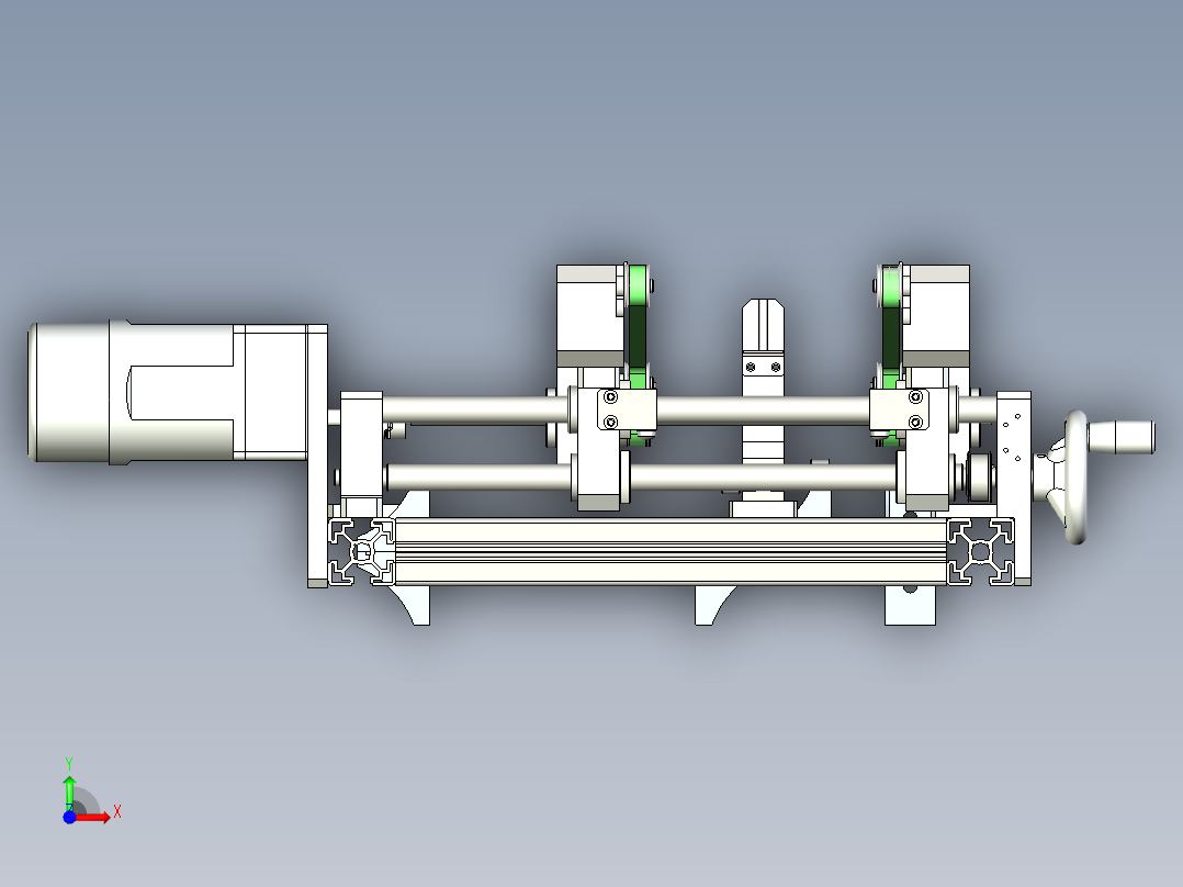 A13_宽度可调流水线前视图
