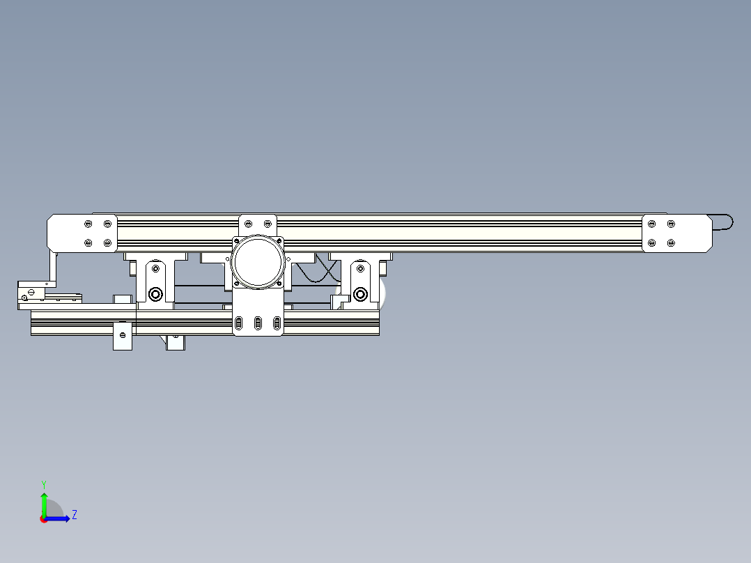 A13_宽度可调流水线左视图
