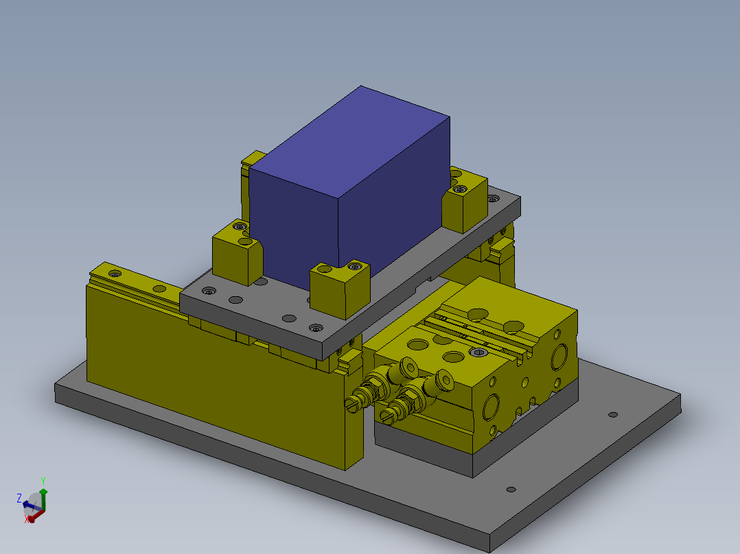M1 倍速机构主视图
