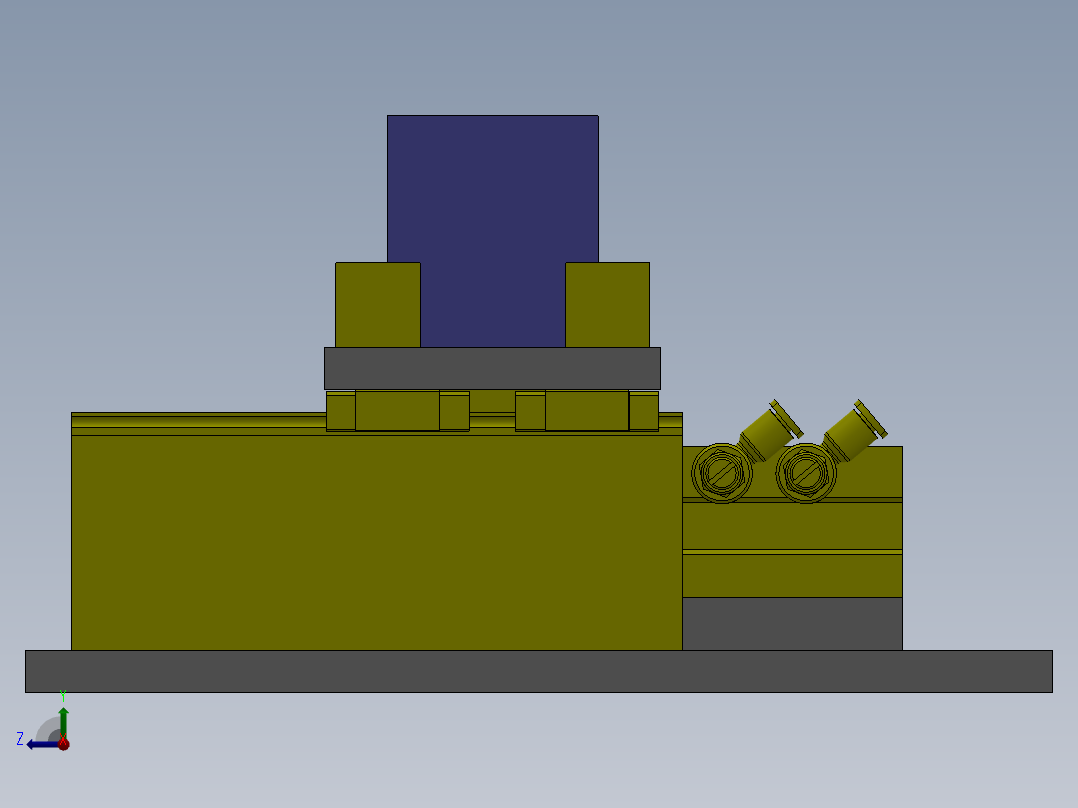M1 倍速机构右视图
