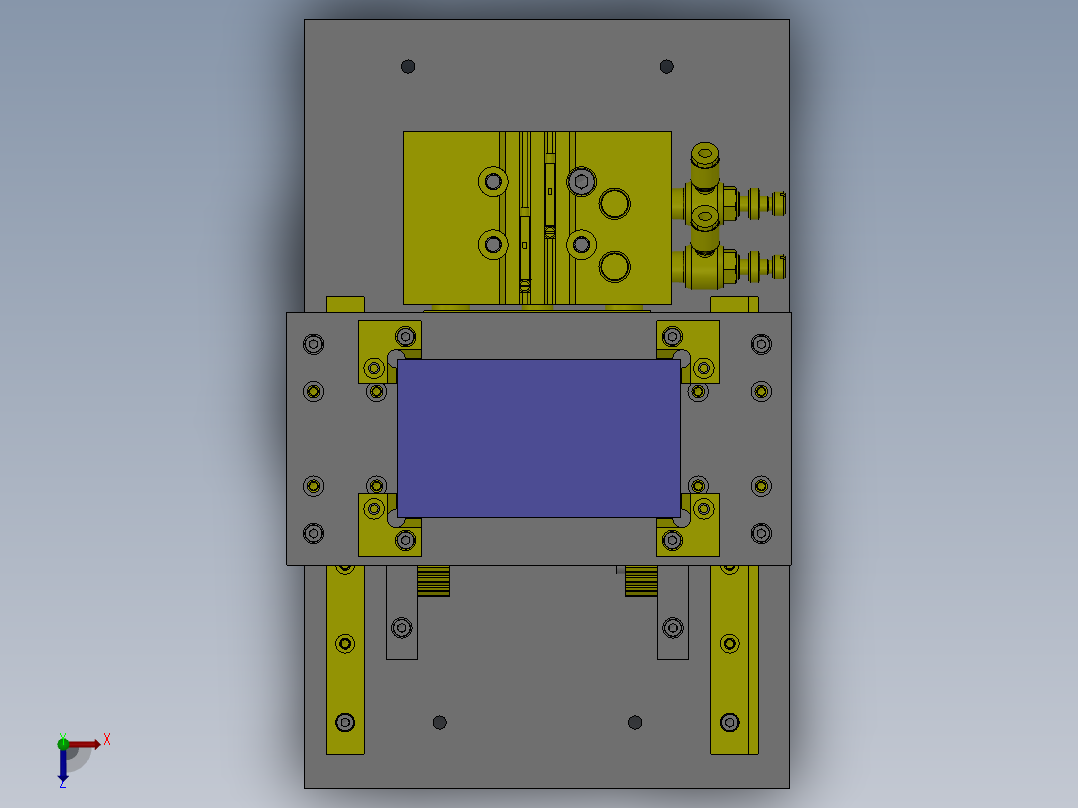 M1 倍速机构俯视图