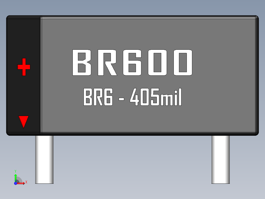 桥式整流器-BR6前视图