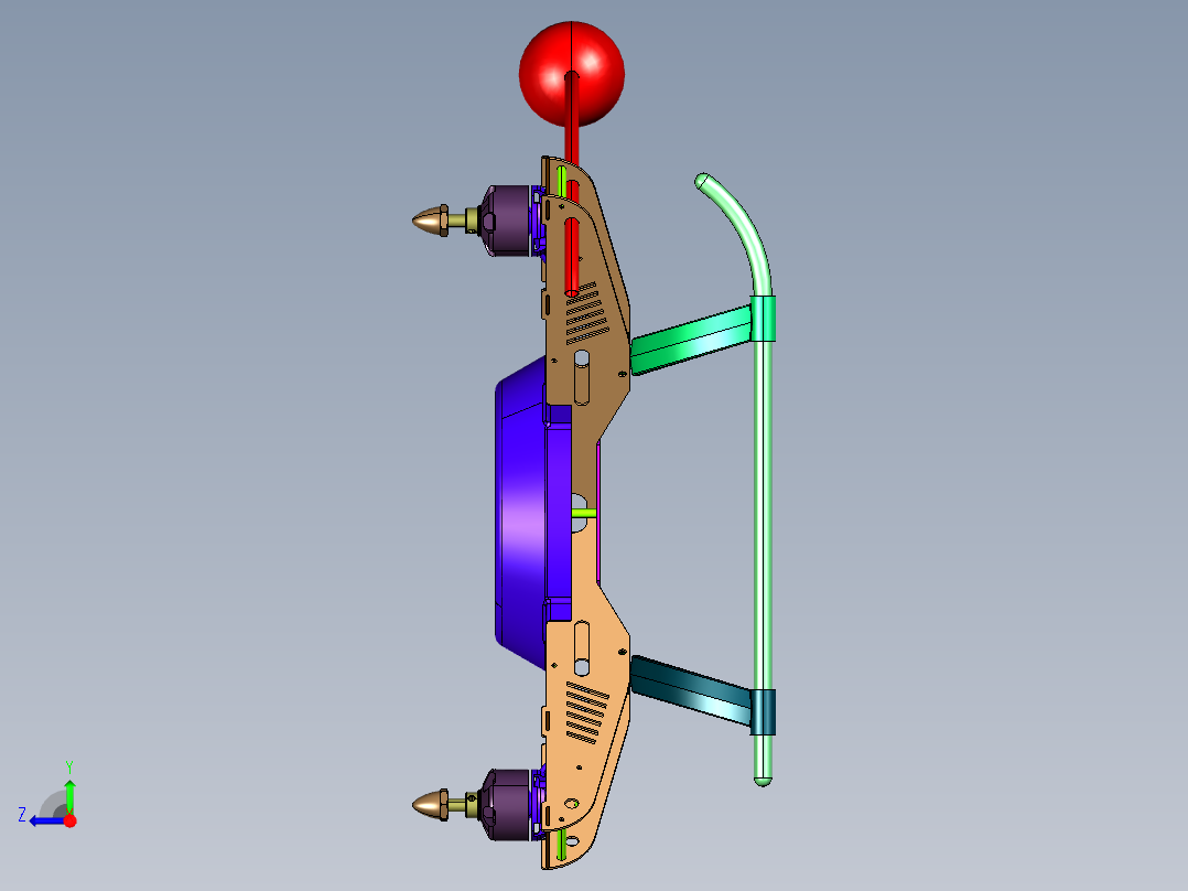 泰世4轴无线飞行器330X右视图