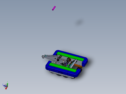 拖车机器人设计模型