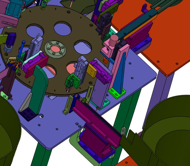 内杆内筒外斗自动组合机