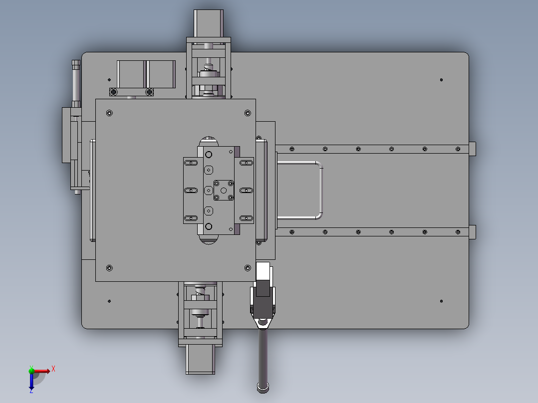产品功能测试设备俯视图