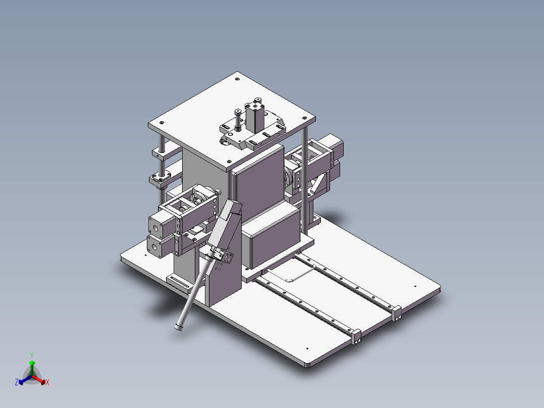 产品功能测试设备正等轴测图