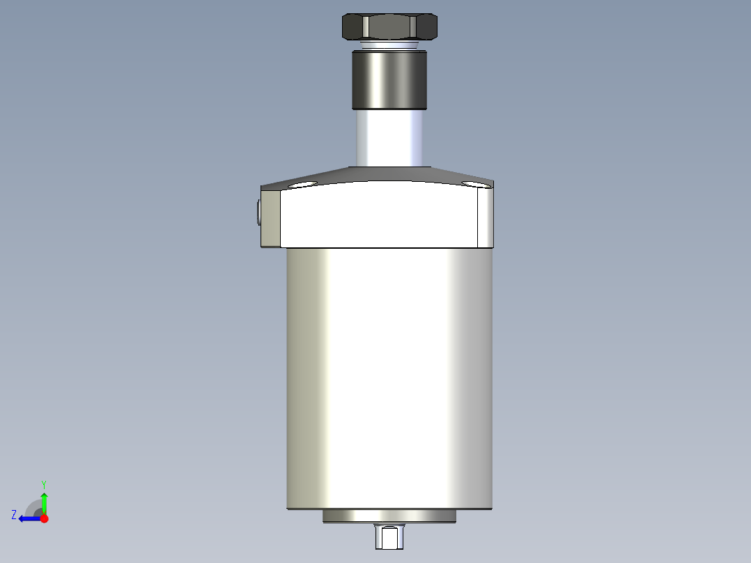 KOSMEKWHE4000-2GLD多系列多零件图纸模型右视图