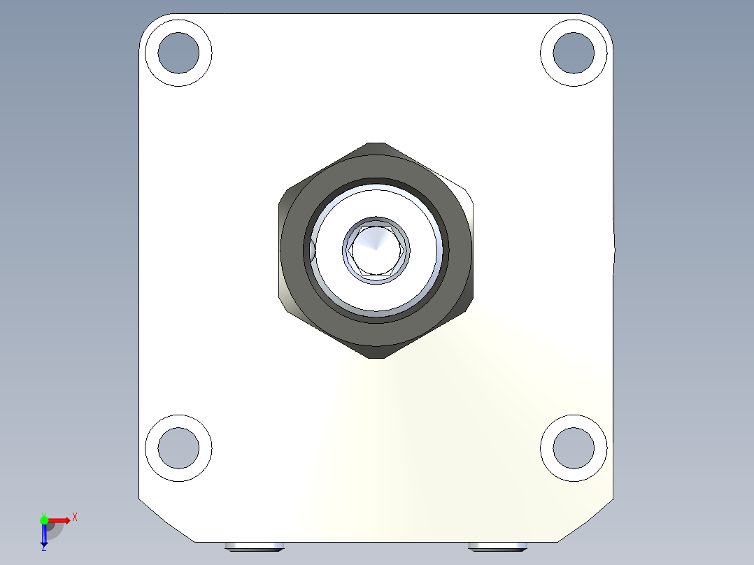 KOSMEKWHE4000-2GLD多系列多零件图纸模型俯视图