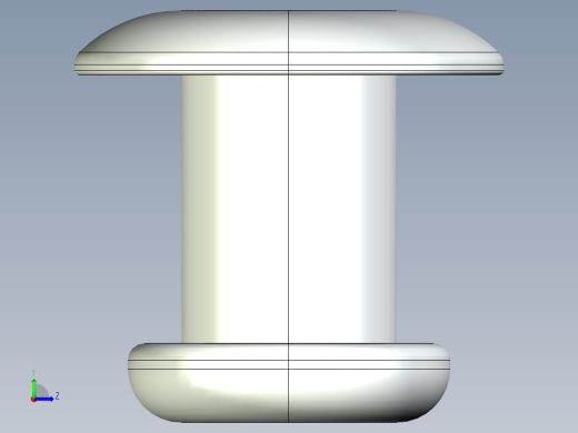紧固件-STEP 0.2500 Rivet左视缩略图