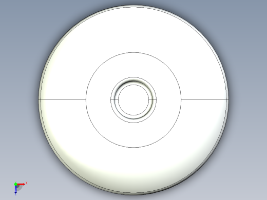 紧固件-STEP 0.2500 Rivet俯视缩略图