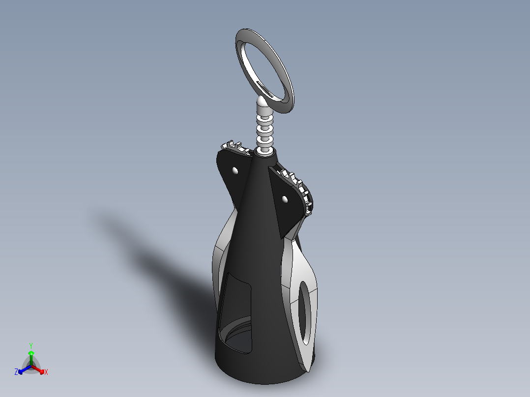 螺旋开瓶器24主视图