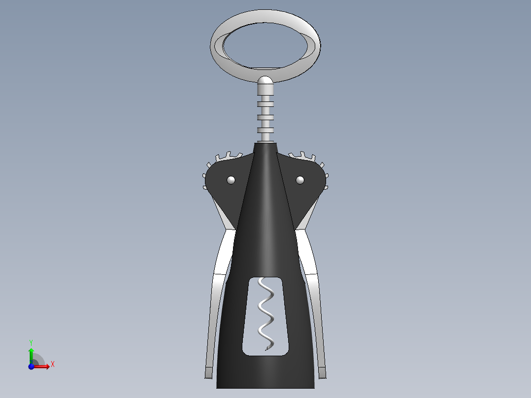 螺旋开瓶器24前视图
