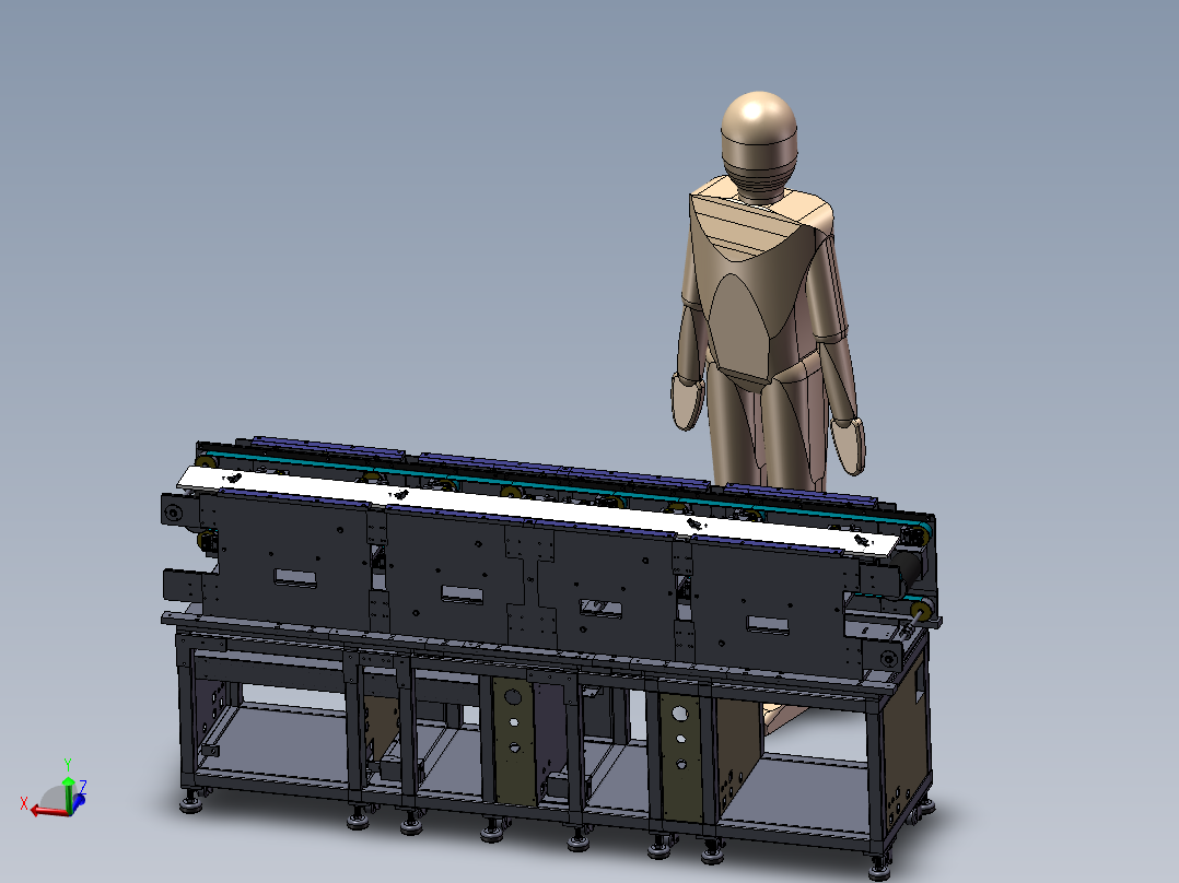 苹果电池产品传送机