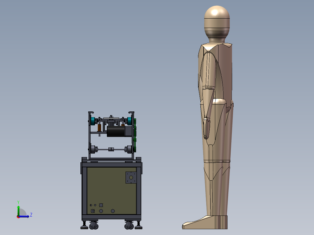 苹果电池产品传送机左视图