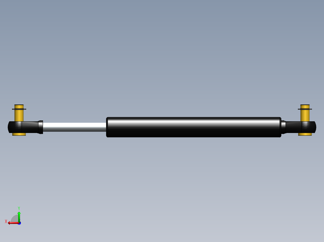 气弹簧（简单）后视图